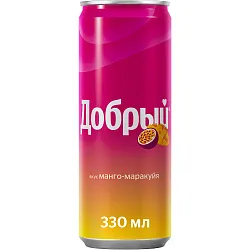 Газ.напиток ДОБРЫЙ манго маракуйя ж/б 0.33л