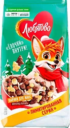 Завтрак ЛЮБЯТОВО Дуо Микс шарики шоколадные 500г