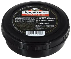 Крем для обуви ЭФФЕКТОН Макси черный 100мл