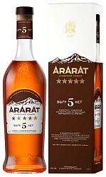Коньяк АРАРАТ 5 лет 40% ст/б ПК 0.5л