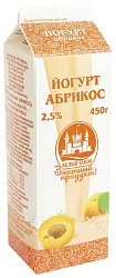 Йогурт БЕЛЫЙ ЗАМОК абрикос бзмж 2.5% 450г
