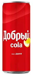 Газ.напиток ДОБРЫЙ Кола со вкусом дыни 0.33л