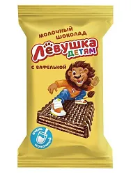 Шоколад СЛАВЯНКА Левушка детям с вафлями 27.5г