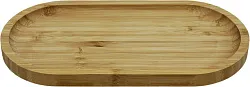 Блюдо для сервировки 25*12*1.5см овальной бамбук арт.35717-19