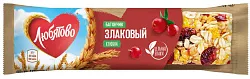 Батончик злаковый ЛЮБЯТОВО клюква 27г