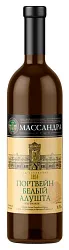 Вино МАССАНДРА Портвейн Алушта белое сл 17% ст/б 0.75л