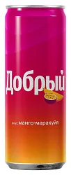 Газ.напиток ДОБРЫЙ манго маракуйя ж/б 0.33л
