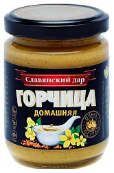 Горчица СЛАВЯНСКИЙ ДАР Домашняя ст/б 170г