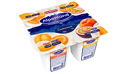 Йогуртный продукт АЛЬПЕНЛАНД сливочный абрикос персик маракуйя бзмж 7.5% 95г