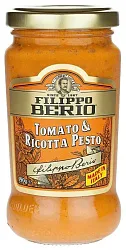Соус песто ФИЛИППО БЕРИО с томатами и рикотта ст/б 190г