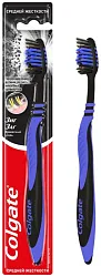 Зубная щетка КОЛГЕЙТ Зиг заг Древесный уголь средняя 1шт