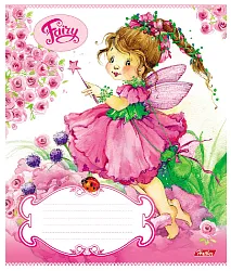 Тетрадь ХАТБЕР Цветочные феи 18л линейка