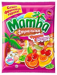 Жевательный мармелад МАМБА Фрумеладки Фрукты йогурт 140г