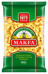 Мак.изделия МАКФА Петушиные гребешки м/у 400г