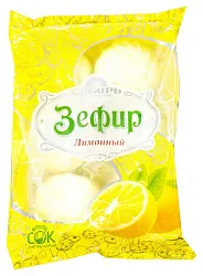 Зефир КФ СИБИРЬ лимонный 150г