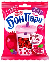 Жевательный мармелад БОН ПАРИ Гранат и черная смородина 100г