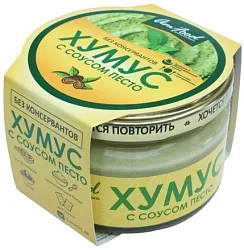 Закуска АМФУД Хумус с соусом песто ст/б 200г