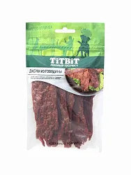 Лакомство для собак ТИТБИТ Джерки мясные из говядины 70г