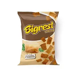 Гренки БИГРЕСТ холодец с хреном 40г