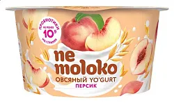 Йогурт овсяный НЕМОЛОКО персик 5% 130г