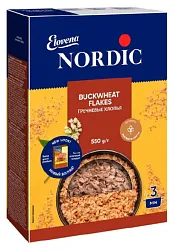 Хлопья НОРДИК Гречневые карт/уп 550г
