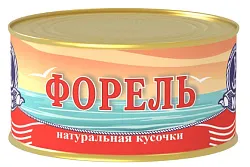 Форель МОРСКОЕ СОДРУЖЕСТВО натуральная ж/б 230г