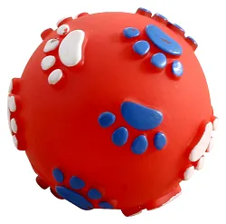 Игрушка для собак ТРИОЛ Мяч с лапками из винила 60мм