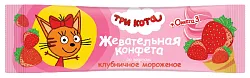 Жевательные конфеты СЛАДКАЯ СКАЗКА Три кота с Омега 3 11г
