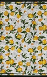 Полотенце кухонное Лимон рогожка 60*35см арт.1070