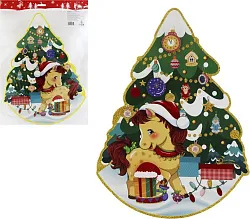 Декор новогодний ТАМ-ТАМ Новогодняя лошадка 28*39см арт.SYTH-2825005