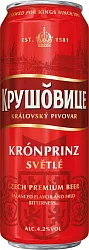 Пиво КРУШОВИЦЕ светлое 4.2% ж/б 0.43л