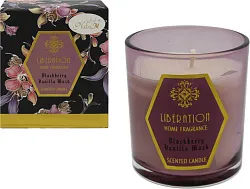 Свеча ароматическая НАТАМ Тайна 8см ежевика ваниль мускус арт.KL4779507-PU
