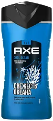 Гель для душа и шампунь АКС 2в1 Свежесть океана 250мл