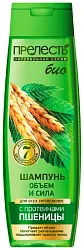 Шампунь ПРЕЛЕСТЬ БИО Объем и сила 400мл