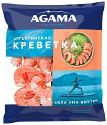 Креветка АГАМА Аргентинская неочищенная б/г с/м 450г