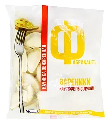 Вареники ФАБРИКАНТЪ с картофелем и луком 450г