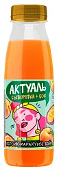 Напиток на сыворотке АКТУАЛЬ с витаминами и минералами персик маракуйя бзмж 0.1% 310мл