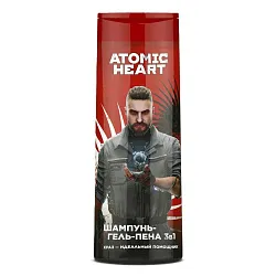Шампунь АТОМИК ХАРД мужской 3в1 400мл