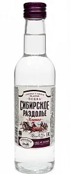 Водка ИТКУЛЬ Сибирское раздолье мягкая 38% ст/б 0.25л