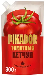 Кетчуп ПИКАДОР Томатный д/пак 300г