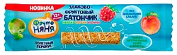 Злаково-фруктовый батончик ФРУТОНЯНЯ яблоко персик малина 25г