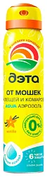 Аэрозоль ДЭТА Аква от мошек и клещей 100мл