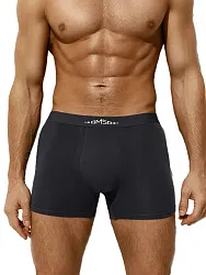 Трусы мужские ОМСА боксеры с открытой резинкой серые р.48