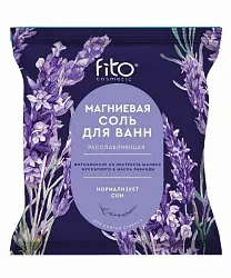 Соль для ванн ФИТО КОСМЕТИК Эликсирика магниевая расслабляющая 500г