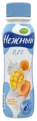Йогуртный напиток КАМПИНА Нежный с соком абрикоса и манго бзмж 0.1% 285г