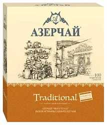 Чай АЗЕРЧАЙ Премиум Традициональ черный 100пак