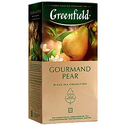 Чай ГРИНФИЛД Гурманд Пэа черный 25пак