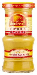 Горчица РУССКИЙ АППЕТИТ Ядреная ст/б 180г