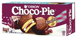 Печенье ОРИОН Чоко-Пай вишня 6шт 180г