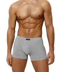 Трусы мужские ОМСА боксеры с закрытой резинкой серые р.50